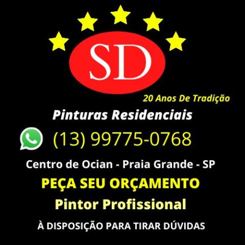 SD PINTURAS RESIDENCIAIS E COMERCIAIS- PRAIA GRANDE SP